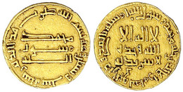 Dinar AH 166 = 783/784. Ohne Münzstättenangabe (Bagdad). 4,18 G. Sehr Schön, Kratzer, Kl. Randfehler, Min. Zainende. Ber - Oosterse Kunst