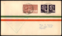 Aerogrammi - 1930 (19 Febbraio) - Castelrosso Napoli - AULO Linea Beyrouth Marsiglia - Longhi 2081 - Raro - Other & Unclassified