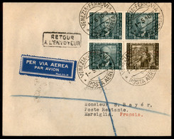 Aerogrammi - 1940 (1 Maggio) - Venezia Marsiglia - Non Catalogato - 20 Volati - Other & Unclassified