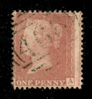 Gran Bretagna - 1855 - 1 Penny (14b) Usato - Dentellatura Spostata (senza Tassello Superiore) - Unclassified