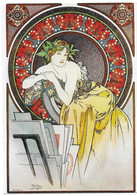 GRANDE CARTE POSTALE 18 X 13 - REPRODUCTION - ALPHONSE MUCHA - Mucha, Alphonse