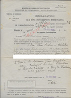 2 DOCUMENTS PARIS 1924 ISSY 1923 ACTES VENTES D UN ENTREPOT DE BOIS & CHARBONS À ISSY LES MOULINEAUX : - Briefe U. Dokumente