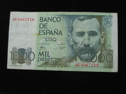 ESPAGNE - 1000 Mil Pesetas 1979 -  Banco De ESPANA   **** ACHAT IMMEDIAT **** - [ 4] 1975-…: Juan Carlos I.