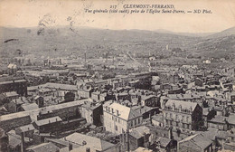 CPA - 63 - CLERMONT FERRAND - Vue Générale Prise De L'Eglise Saint Pierre - Belle Oblitération - Clermont Ferrand