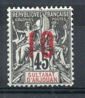 ANJOUAN Timbre Poste N°27* TB Neuf Charnière Cote 4€00 - Unused Stamps