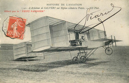 AVIATION  Aviateur De SALVERT Sur Biplan Cellulaire Voisin - Riunioni