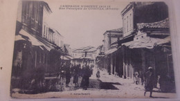 ALBANIE CORITZA RUE PRINCIPALE / CAMPAGNE D'ORIENT 1914 1918 - Albanië