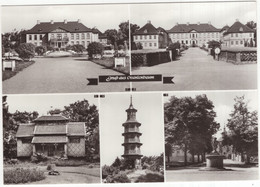 Oranienbaum: Teehäuschen, Glockenturm, Schloß (Hist. Staatsarchiv), Museum Und Bibliothek, Pagode - (D.D.R.) - Oranienburg