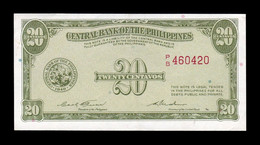 Filipinas Philippines 20 Centavos ND (1949) Pick 130b T.420 MBC+/EBC VF+/XF - Philippines