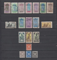 19 TIMBRES HAUTE-VOLTA OBLITERES & NEUFS* + SANS GOMME DE 1920 à 1928   Cote : 42 € - Gebruikt