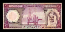Arabia Saudi 10 Riyals 1961-1977 Pick 18 BC F - Saudi Arabia
