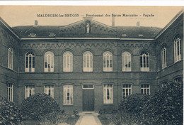 MALDEGEM   PENSIONNAT DES SOEURS MARICOLES  FACADE     2 SCANS - Maldegem