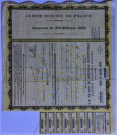 CREDIT FONCIER DE FRANCE - Obligation 500F Etat D'usage (voir Scan) - A - C