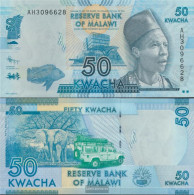 Malawi Pick-number: 58a Uncirculated 2012 50 Kwacha - Malawi