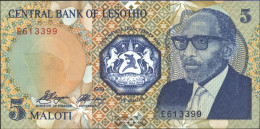 Lesotho 10a Uncirculated 1989 5 Maloti - Lesoto