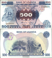 Uganda Pick-number: 25 Uncirculated 1986 500 Shillings - Uganda