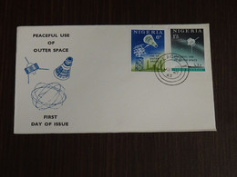 Nigeria 1963 Space, Peaceful Use Of Outer Space FDC VF - Afrique