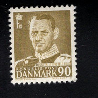 1563686179 1952 SCOTT 340 (XX) POSTFRIS MINT NEVER HINGED - FREDERIK IX - Unused Stamps