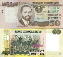 Mosambik Pick-Nr: 144a Bankfrisch 2006 50 Meticais - Mozambique