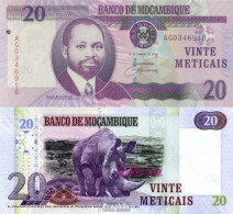 Mosambik Pick-Nr: 143a Bankfrisch 2006 20 Meticais - Mozambique
