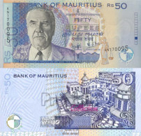 Mauritius Pick-Nr: 50b Bankfrisch 2001 50 Rupees - Mauricio