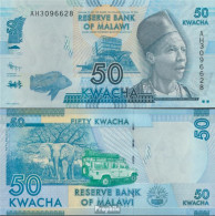 Malawi Pick-Nr: 58a Bankfrisch 2012 50 Kwacha - Malawi