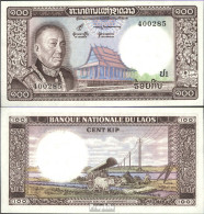 Laos Pick-Nr: 16a Bankfrisch 1974 100 Kip - Laos