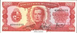 Uruguay Pick-Nr: 47a Bankfrisch 1967 100 Pesos - Uruguay