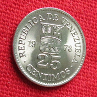Venezuela 25 Centimos 1978 Y# 50 - Venezuela