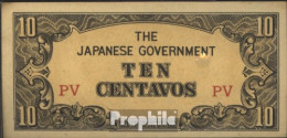 Philippinen Pick-Nr: 104a Bankfrisch 1942 10 Centavos - Philippines