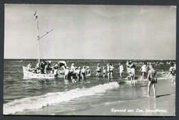 Egmond Aan Zee , Strandleven  - Used  1962- 2 Scans For Condition.(Originalscan !!) - Egmond Aan Zee