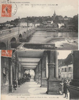 GRAY VUE DU PONT DE PIERRE+LES ARCADES DE L'HOTEL DE VILLE 1917 - Gray