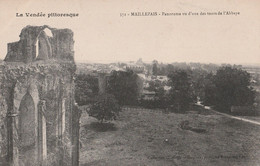 MAILLEZAIS 85 ( PANORAMA VUE D'UNE TOUR DE L'ABBAYE ) - Maillezais