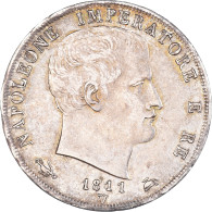 Monnaie, États Italiens, KINGDOM OF NAPOLEON, Napoleon I, 2 Lire, 1811, Venice - Napoleónicas
