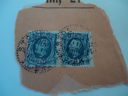 SWEDEN  USED  PAIR  STAMPS   1872--1910  P  WITH  POSTMARK STOCKHOLM - Sonstige & Ohne Zuordnung