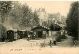 Aix Les Bains * La Gare Du Revard * Le Train * Ligne Chemin De Fer - Aix Les Bains