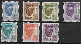 ⭐ Togo - Taxe - YT N° 25 à 31 ** - Neuf Sans Charnière - 1941 ⭐ - Nuovi