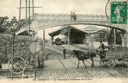 Lorient * La Passerelle Et L'intérieur De La Gare * Ligne Chemin De Fer Morbihan * Attelage - Lorient