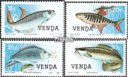 Südafrika - Venda 159-162 (kompl.Ausg.) Postfrisch 1987 Süßwasserfische - Venda