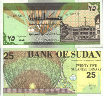 Sudan Pick-number: 53b Uncirculated 1992 25 Dinars - Sudan
