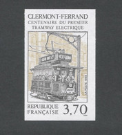 FRANCE - N°2608  3F70 CENTENAIRE DU PREMIER TRAMWAY ELECTRIQUE - NON DENTELE - NEUF SANS CHARNIERE - 1981-1990