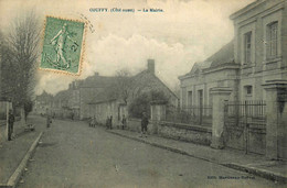 Couffy * Rue Et Mairie Du Village * Enfants Villageois - Autres & Non Classés