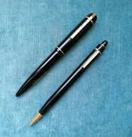 PENNA STILOGRAFICA & PORTAMINA EVERSHARP SKYLINE BLACK 1940 VINTAGE FOUNTAIN PEN SET - Stylos