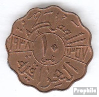 Irak 103 1938 Typ B Sehr Schön Bronze Sehr Schön 1938 10 Fils Ghazi I. - Irak