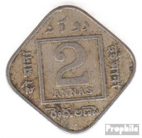 Indien KM-Nr. : 516 1919 Schön Kupfer-Nickel Schön 1919 2 Annas George V. - India