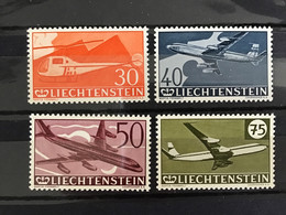 Liechtenstein 1960 Air Mint SG 395-8 Yv 34-7 Mi 391-4 - Poste Aérienne