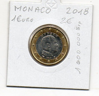 MONACO   1,00 €    2018    1 000 000 Exp   Etat :voir Scan - Monaco