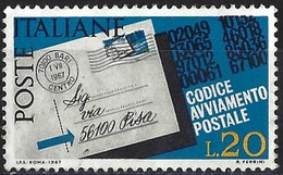 Italy 1967 - Mi 1237 - YT 977 ( Postcode ) - Code Postal