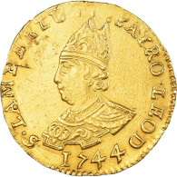Monnaie, Liège, Siege Vacant, Ducat Au Saint-Lambert, 1744, Liege, SUP, Or - Andere & Zonder Classificatie
