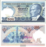 Turkey Pick-number: 195 Uncirculated 1970 500 Lira - Turkey